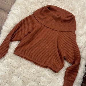 Off the shoulder sweater